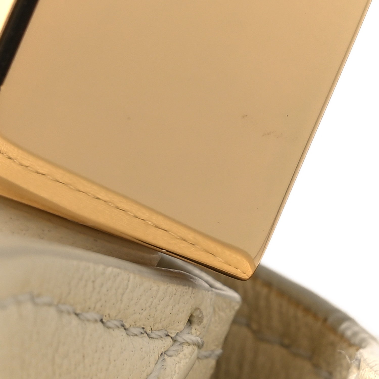 Jacquemus Smooth Calfskin La Petite Pochette Rond Carre Light Ivory 11 of 11