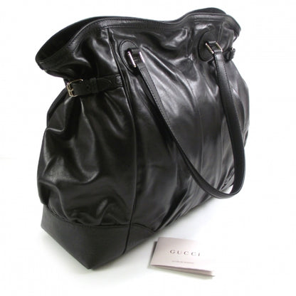 Gucci Leather Full Moon Tote Black 3 of 10