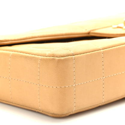 Chanel Lambskin East West Chocolate Bar Flap Beige 9 of 10