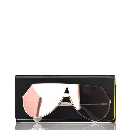 Fendi Metal Mirrored Eyeline Sunglasses FF 0193/S Matte Gold 9 of 9