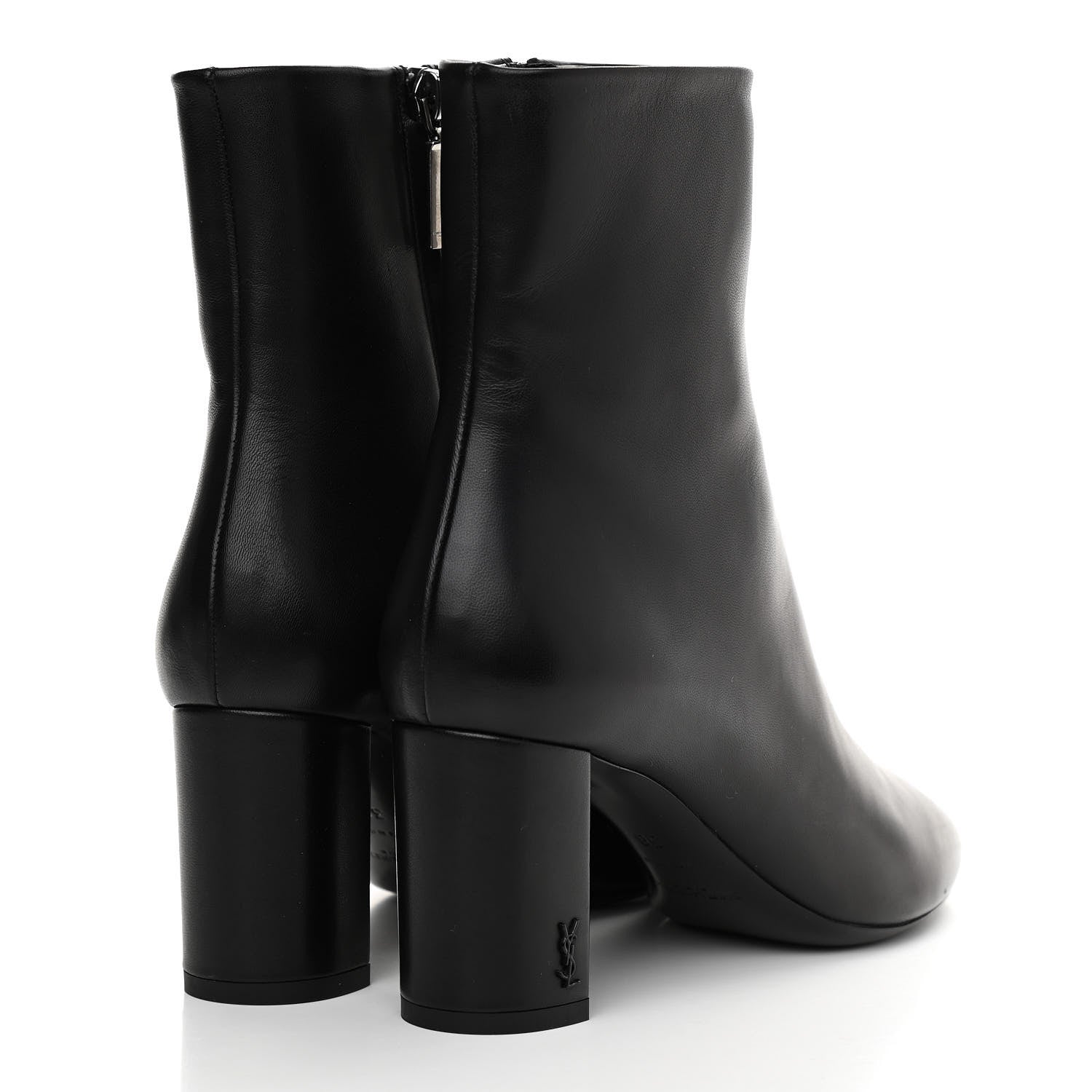 Saint Laurent Nappa Vendome Loulou Ankle Zip Boot 38 Black 4 of 8