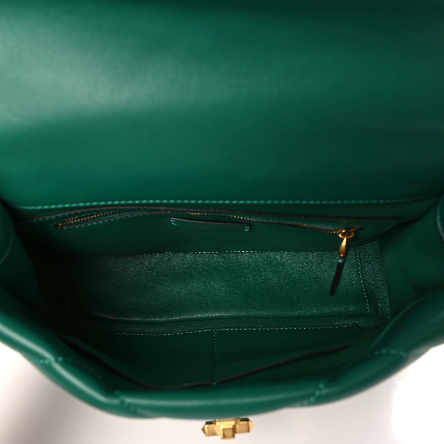 Nappa Large Roman Stud Shoulder Bag Jungle