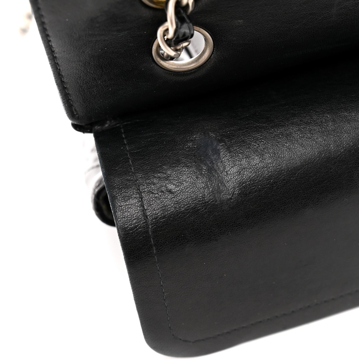Chanel Patent Quilted Medium Double Flap Black 12 of 12