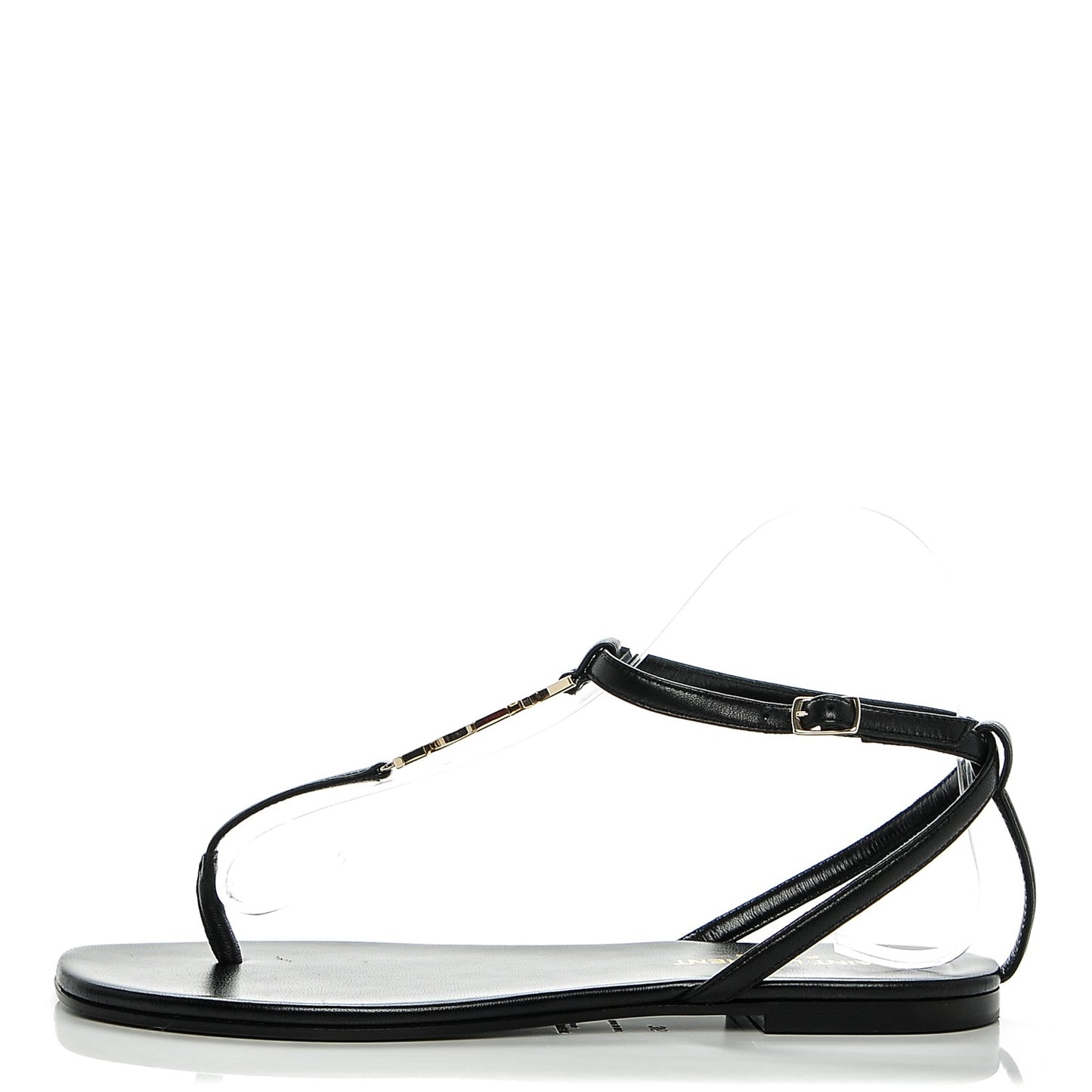 Calfskin Nu Pieds 05 Sandals 36 Black