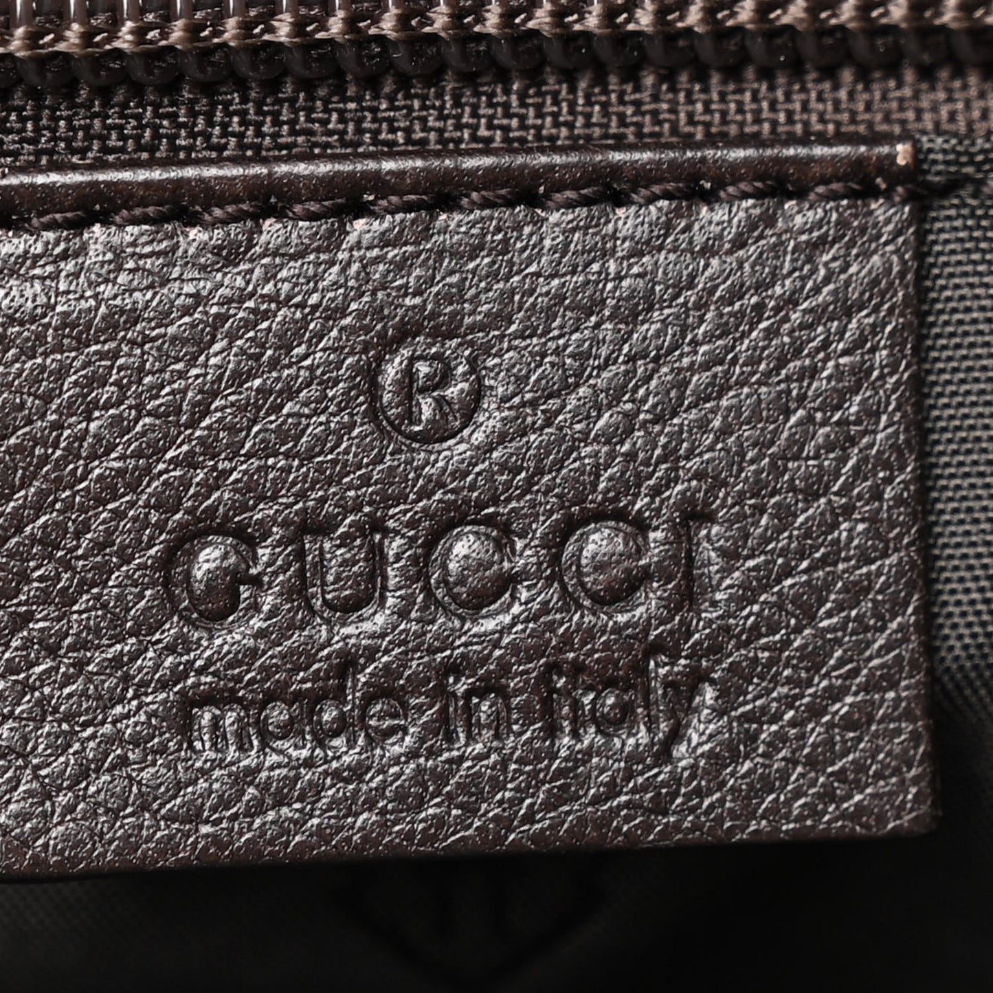 Guccissima Medium Joy Tote Bag Dark Brown