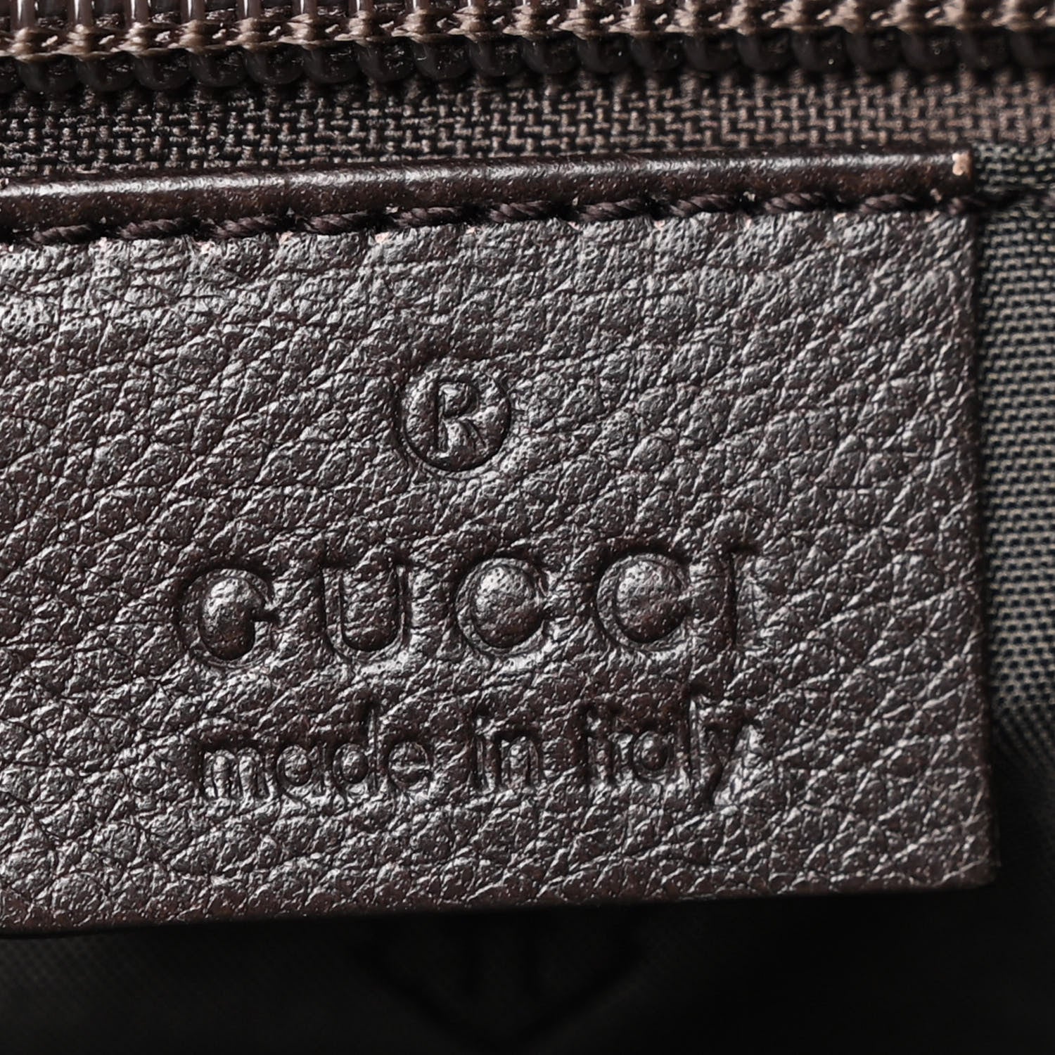 Gucci Guccissima Medium Joy Tote Bag Dark Brown 6 of 10