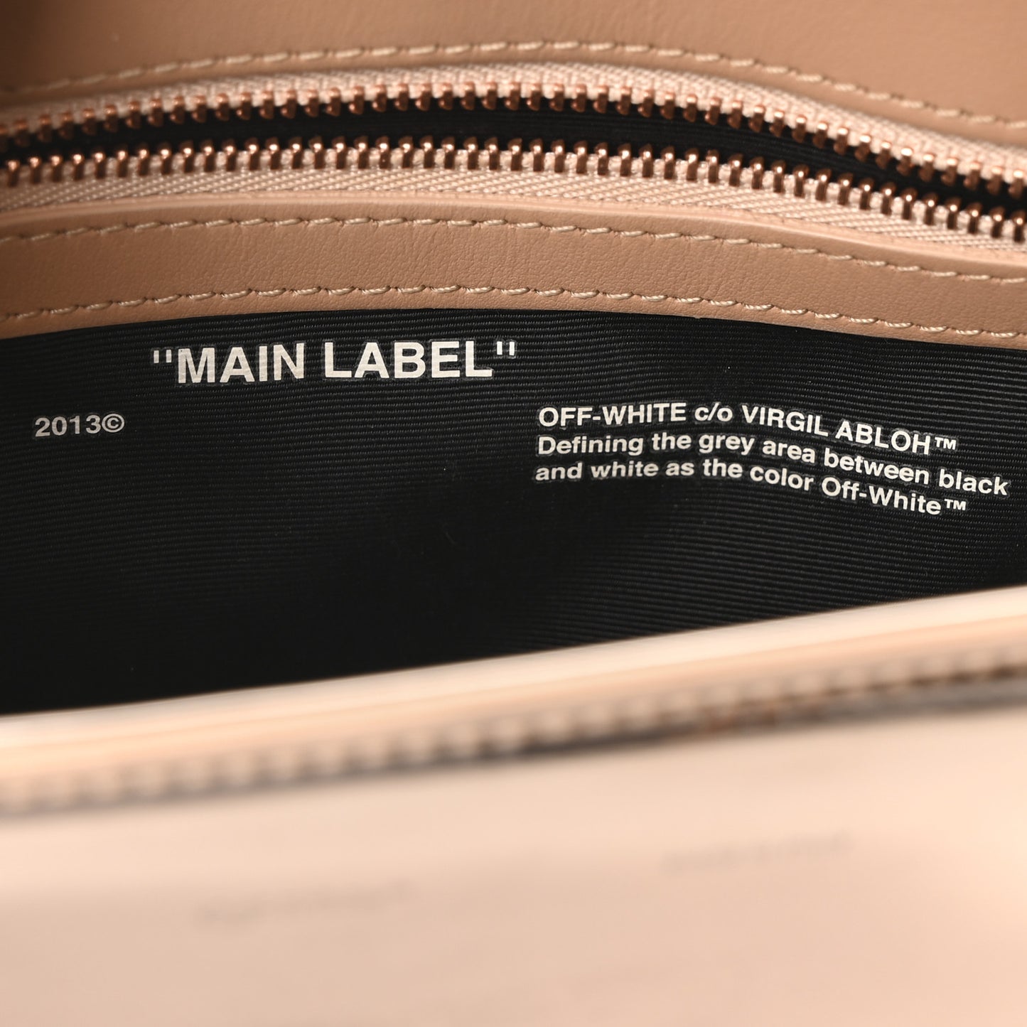 Patent Mirror Binder Clip Bag Rose Gold