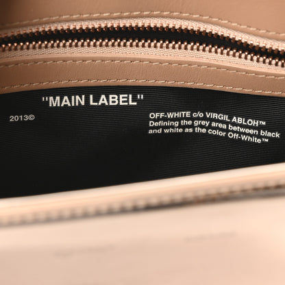 Off-White Patent Mirror Binder Clip Bag Rose Gold 6 of 9