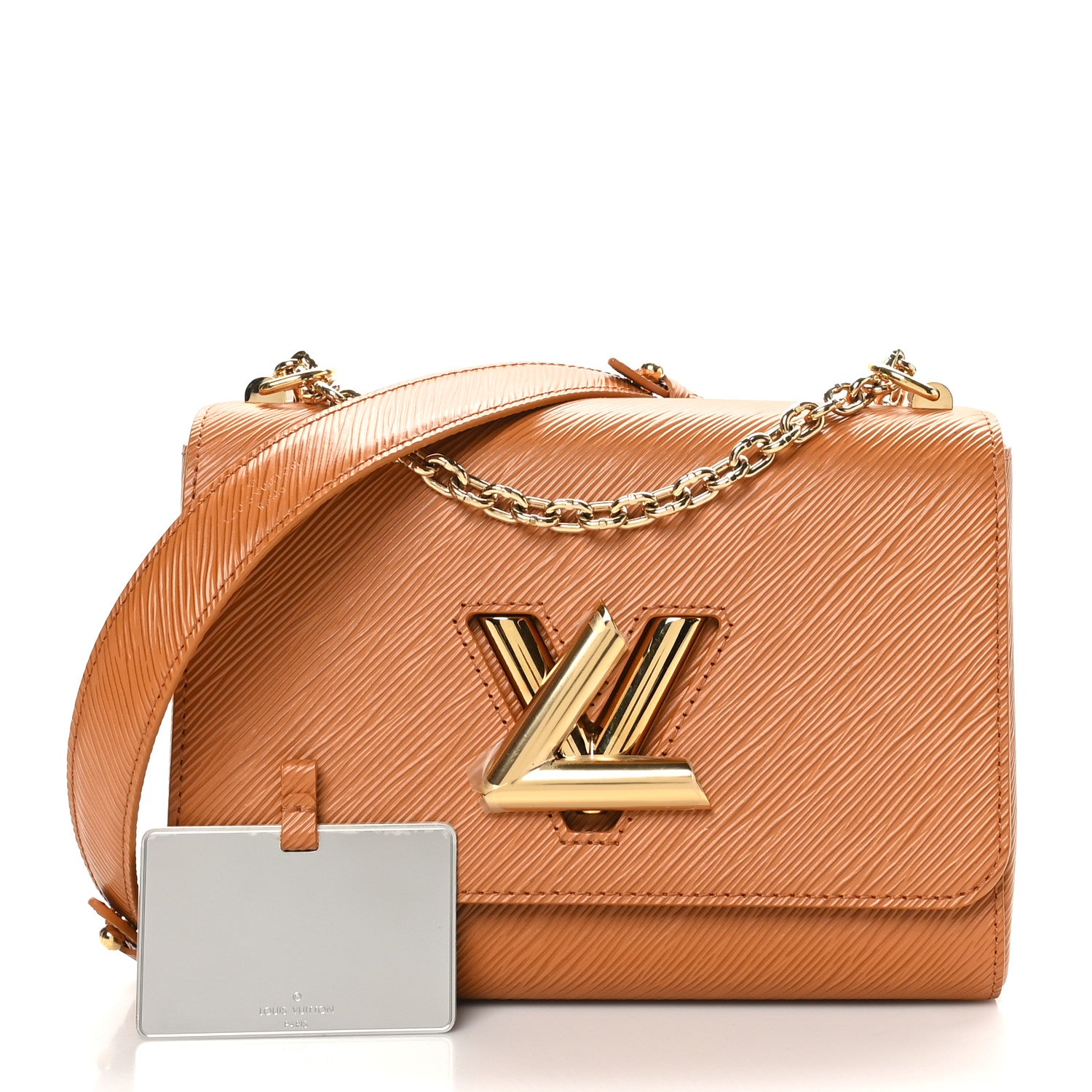 Louis Vuitton Epi Twist Shoulder Bag MM Gold Miel 2 of 10