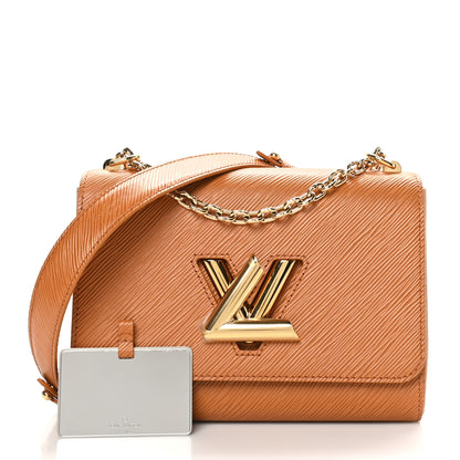 Louis Vuitton Epi Twist Shoulder Bag MM Gold Miel 2 of 10