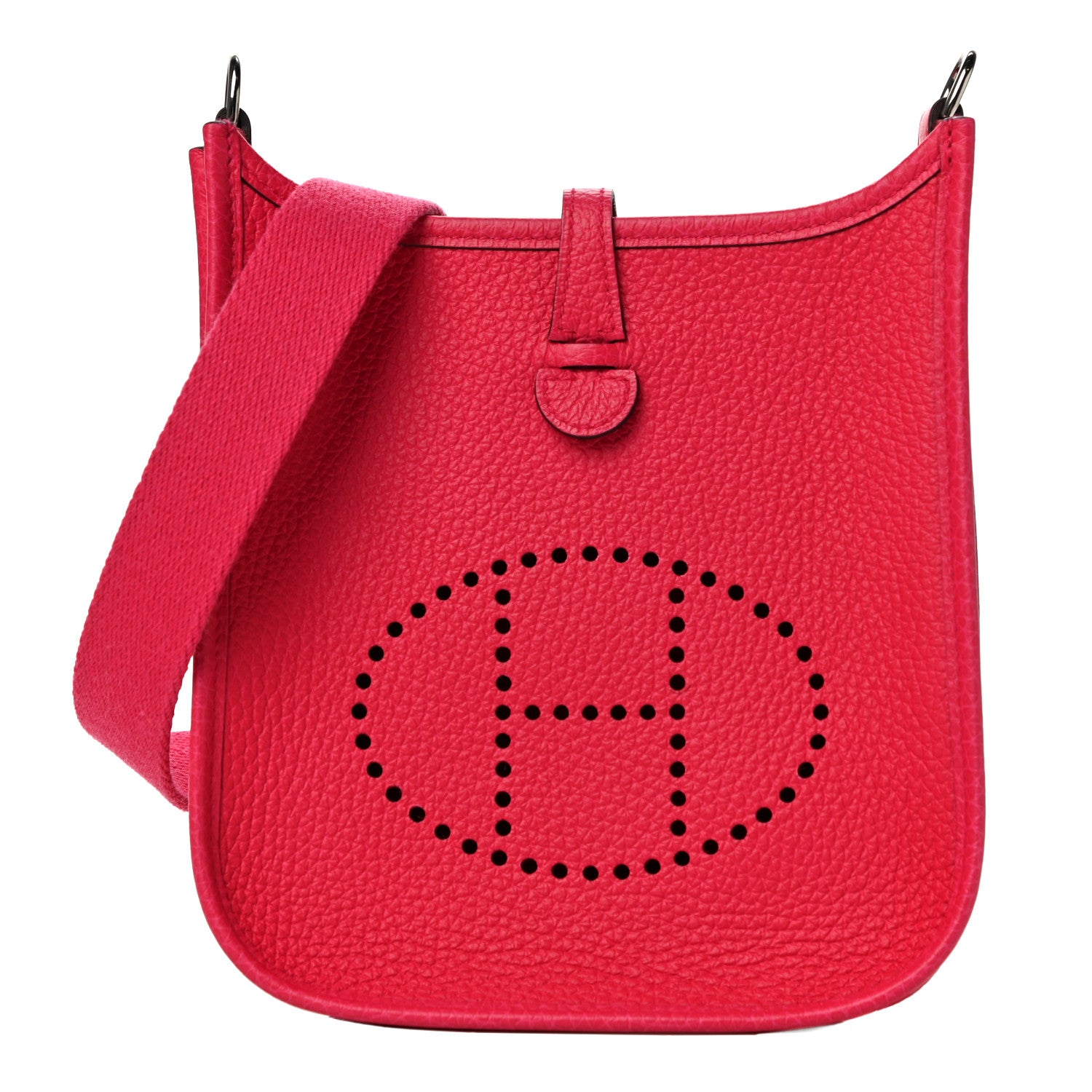 Hermes Taurillon Clemence Evelyne TPM Rose Extreme 1 of 10