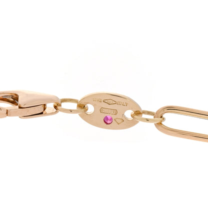 Roberto Coin 18K Yellow Gold Diamond Lock Love Pendant Necklace 4 of 5