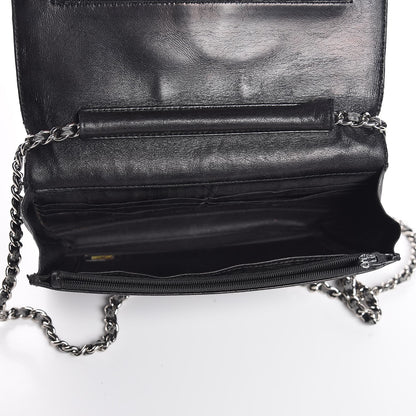 Chanel Caviar CC Wallet on Chain Black 5 of 15