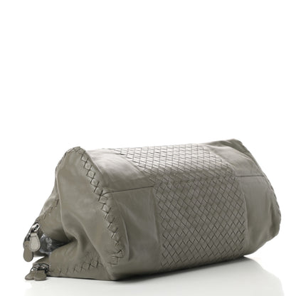 Bottega Veneta Calfskin Intrecciato Large Leggero Tote Kaki Fondente 4 of 14