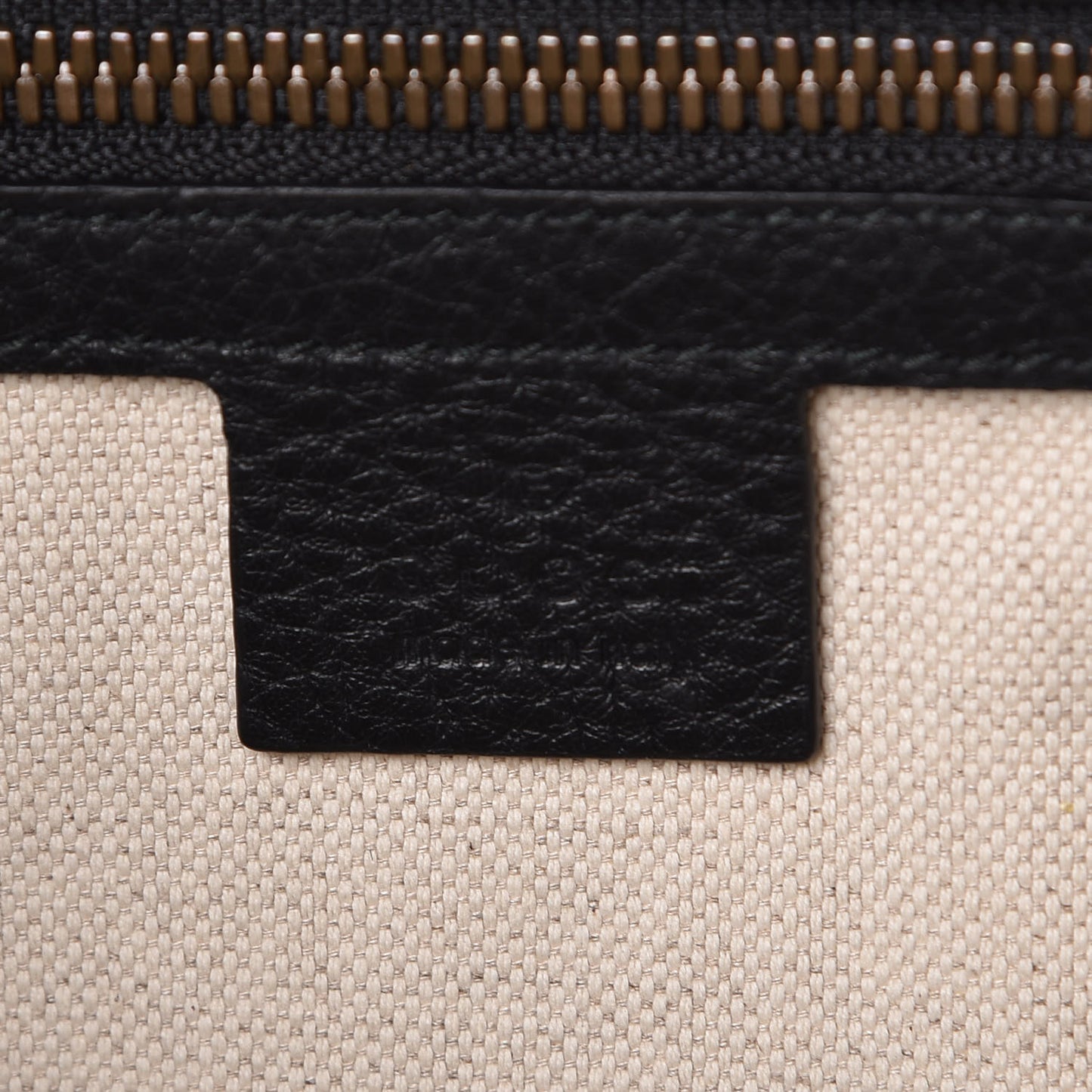 Calfskin Web Padlock Tote Black