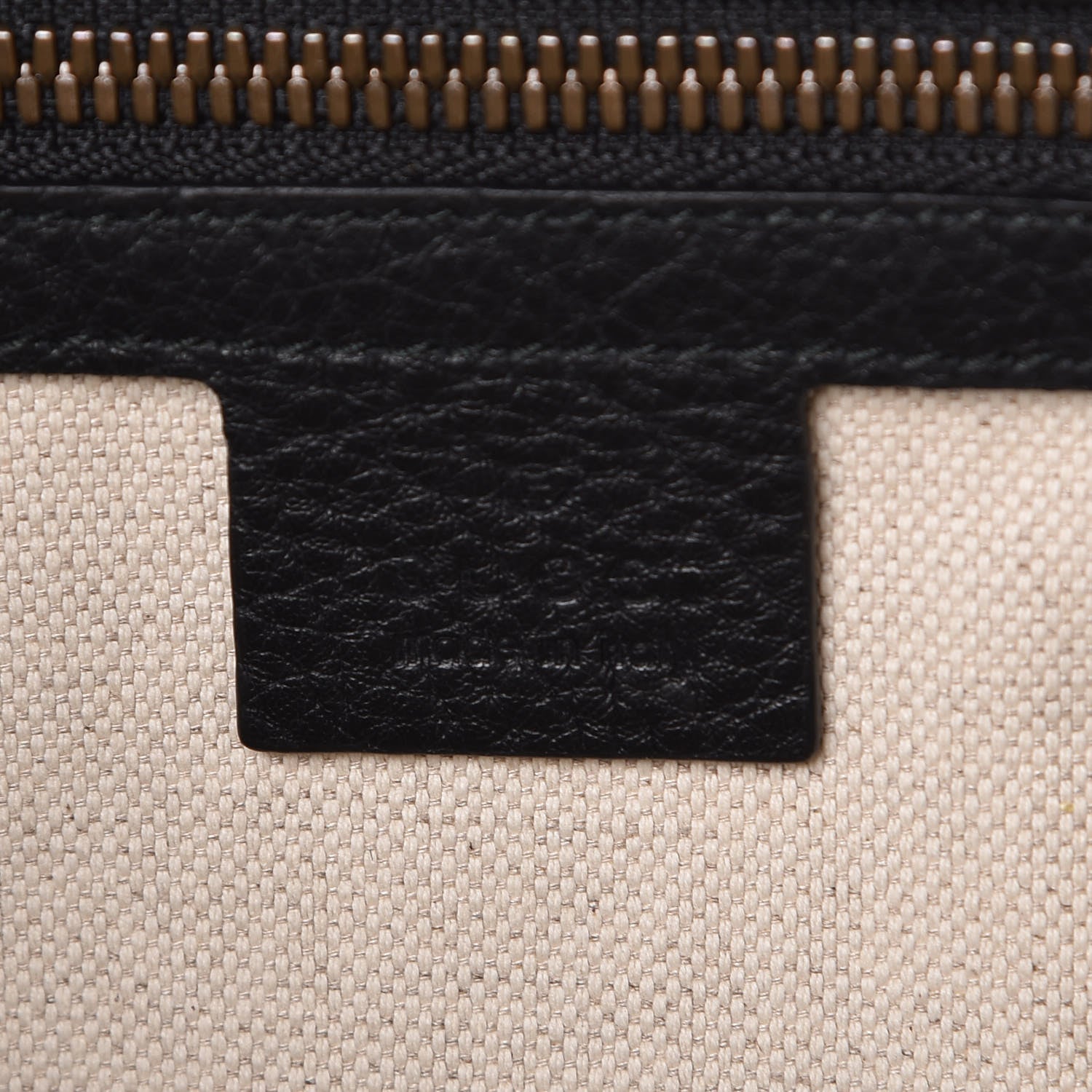 Gucci Calfskin Web Padlock Tote Black 7 of 8