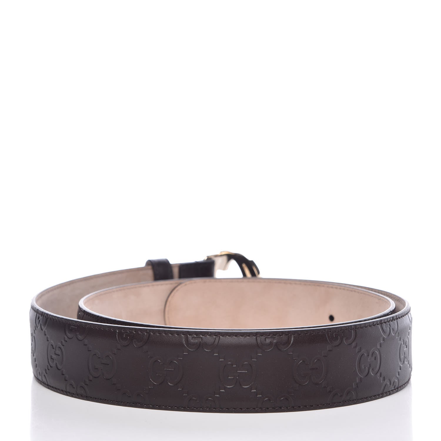 Gucci Guccissima Signature Interlocking G 37mm Belt 100 40 Fondente 1 of 6