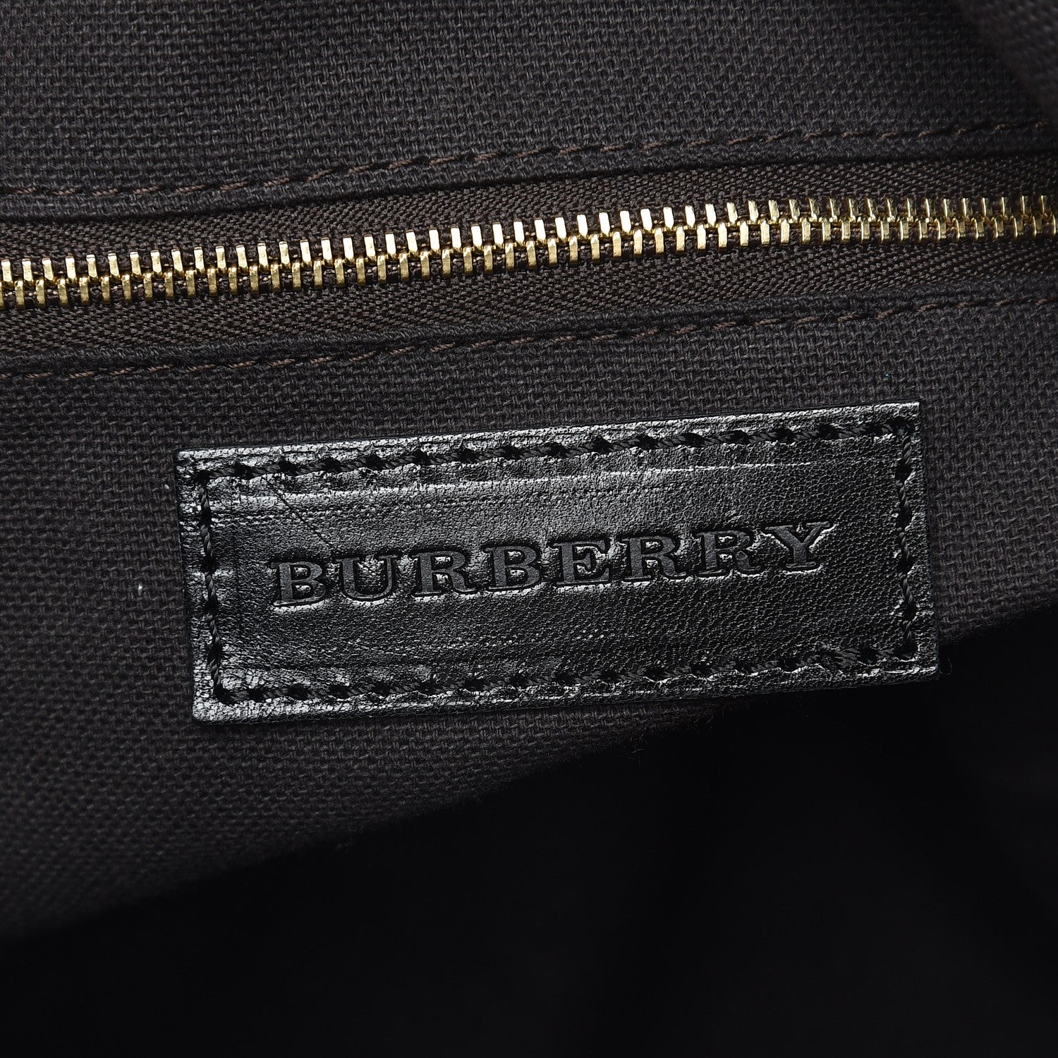 Burberry Haymarket Check Small Salisbury Tote Black 8 of 8