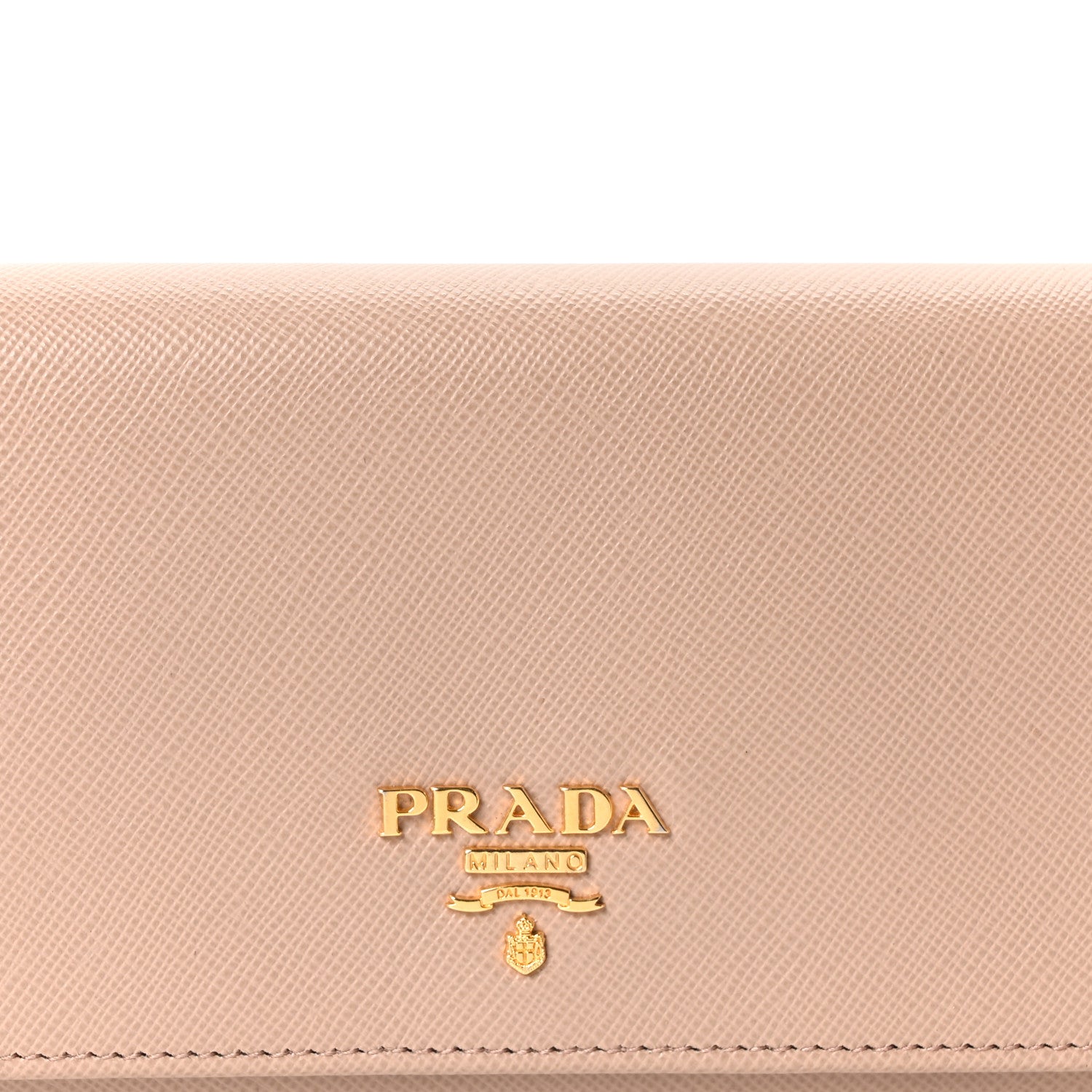 Prada Saffiano Metal Continental Flap Wallet Cammeo 7 of 9
