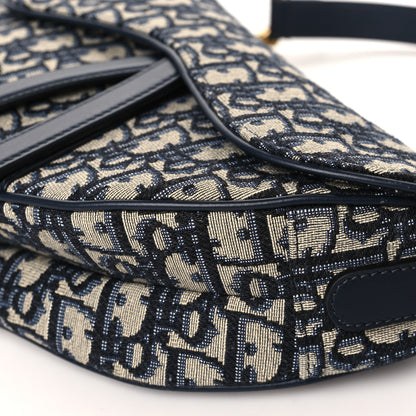 Christian Dior Oblique Saddle Bag Blue 9 of 9