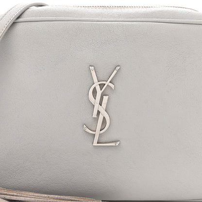 Saint Laurent Lambskin Monogram Lou Camera Bag Granite 8 of 13