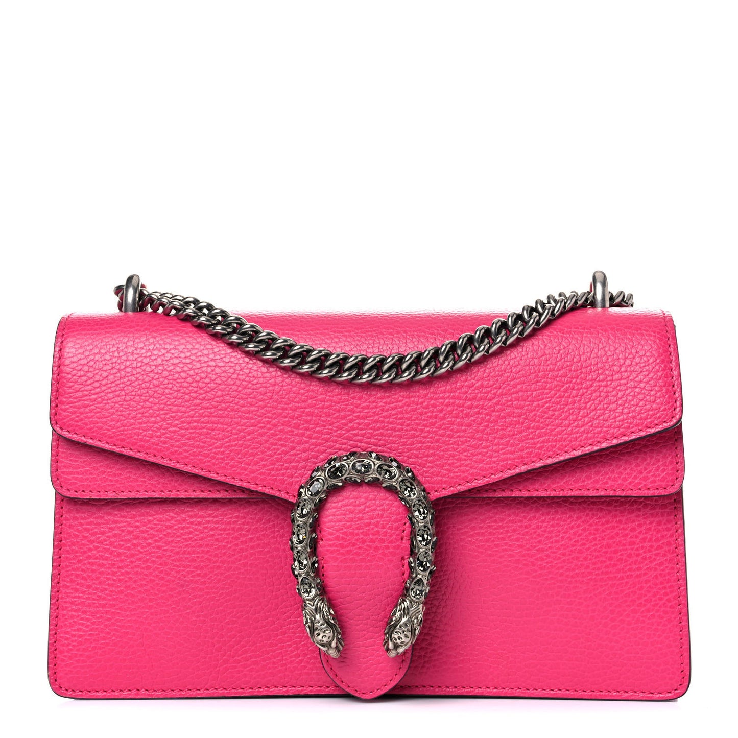 Dollar Calfskin Small Dionysus Shoulder Bag Box Pink