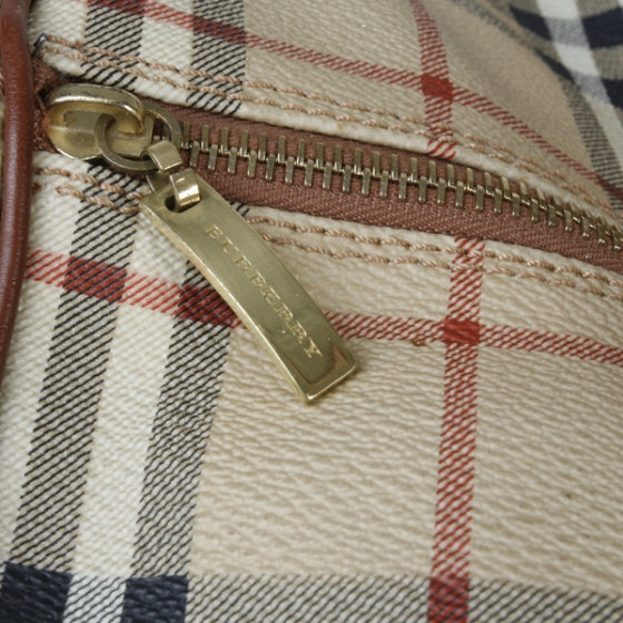 Haymarket Check Duffle Bag Brown
