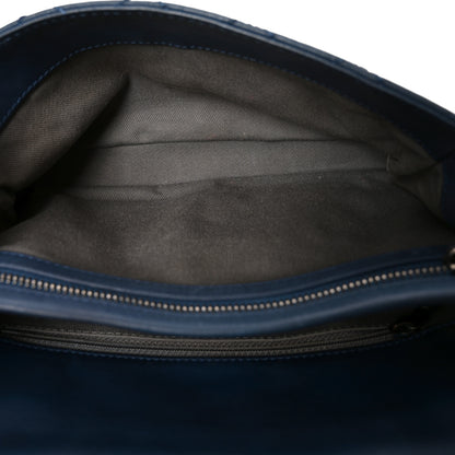 Chanel Iridescent Calfskin Medium Coco Daily Flap Blue 5 of 10