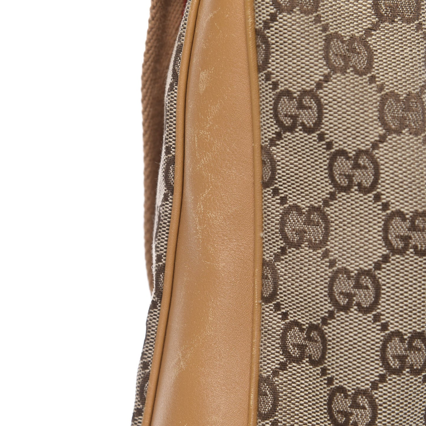 Monogram Large Bamboo Top Handle Bag Tan