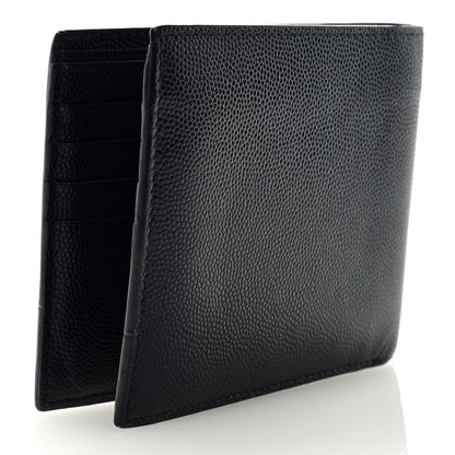 Saint Laurent Grain De Poudre Portefeuille Bi-Fold Wallet Navy 3 of 6