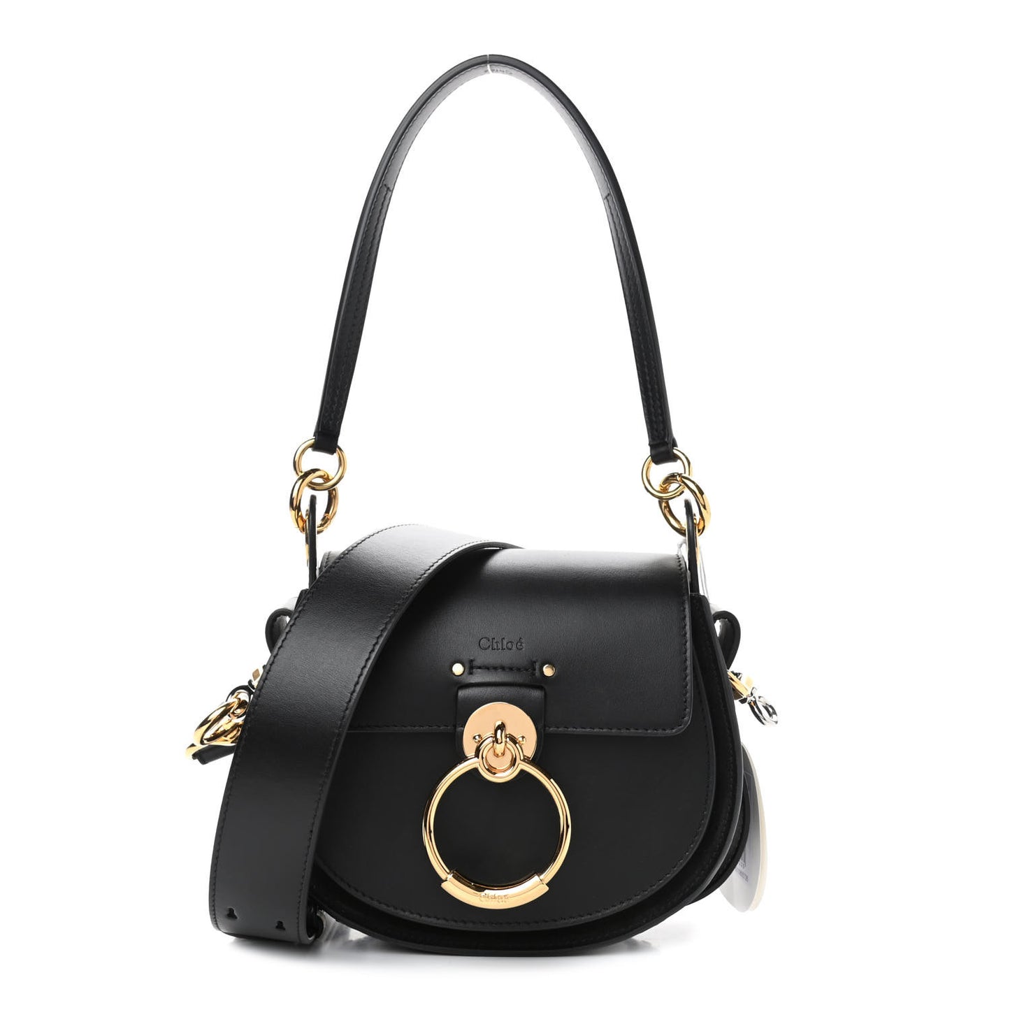 Calfskin Small Tess Bag Black