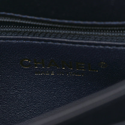 Chanel Lambskin Quilted Small Trendy CC Dual Handle Flap Bag Navy 6 of 11