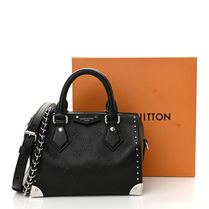 Louis Vuitton Calfskin Monogram Bold Speedy Trunk 20 10 of 10