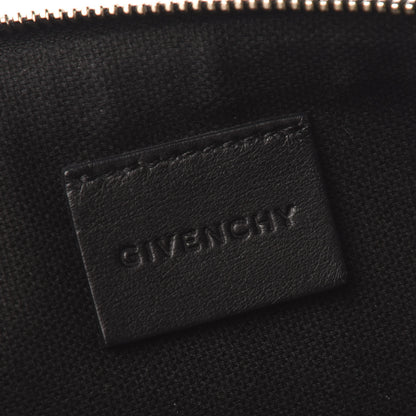 Givenchy Textured Coated Canvas Rottweiler Print Large Cosmetic Pouch Black 6 of 7