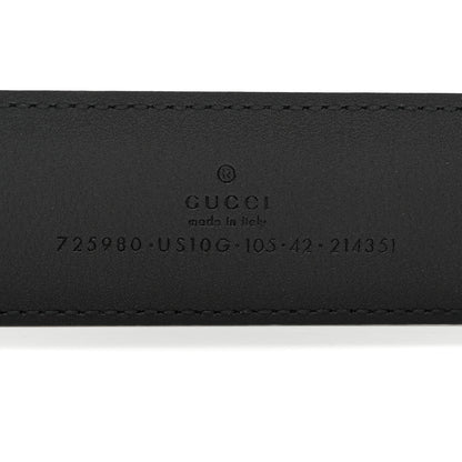 Gucci Ciny Calfskin Lux Torchon 35mm Belt 105 42 Black 3 of 5