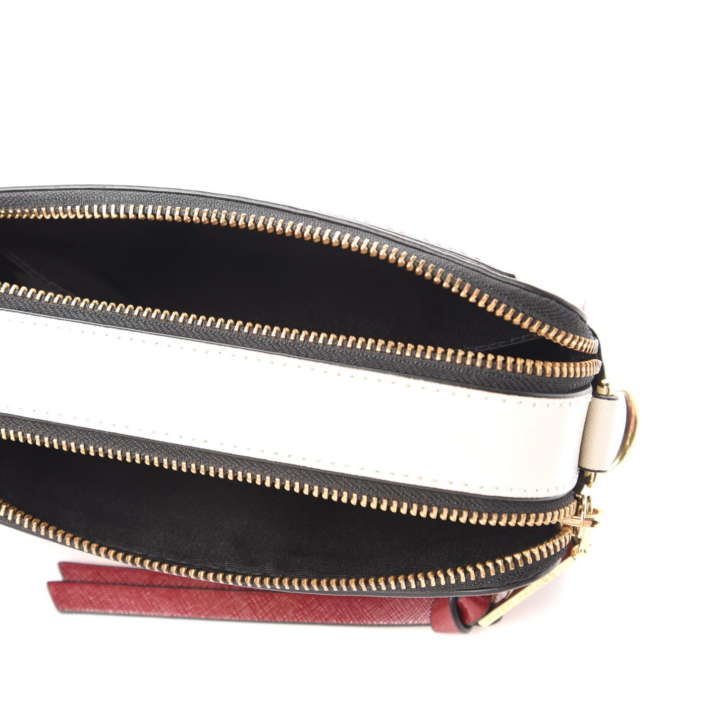 Saffiano Small Snapshot Camera Bag Red Multicolor