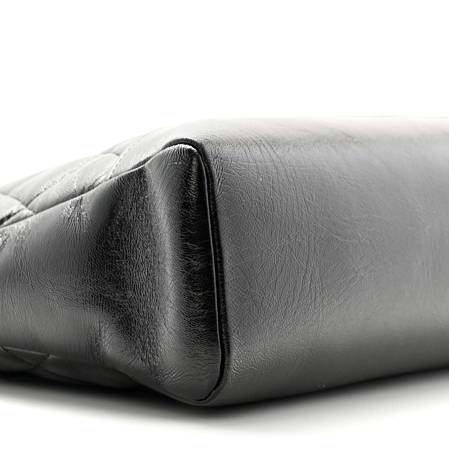 Chanel Shiny Lambskin Quilted 31 Shopping Bag Black 9 of 11
