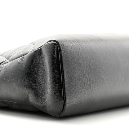 Chanel Shiny Lambskin Quilted 31 Shopping Bag Black 9 of 11