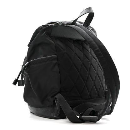 Burberry Nylon Grained Calfskin Watson Diaper Bag Black 3 of 14