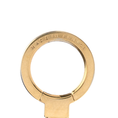 Louis Vuitton Metal Pochette Extender Key Ring Chain Gold 4 of 5