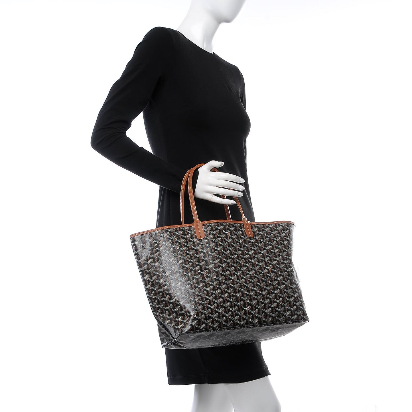 Goyardine Saint Louis PM Black Gold