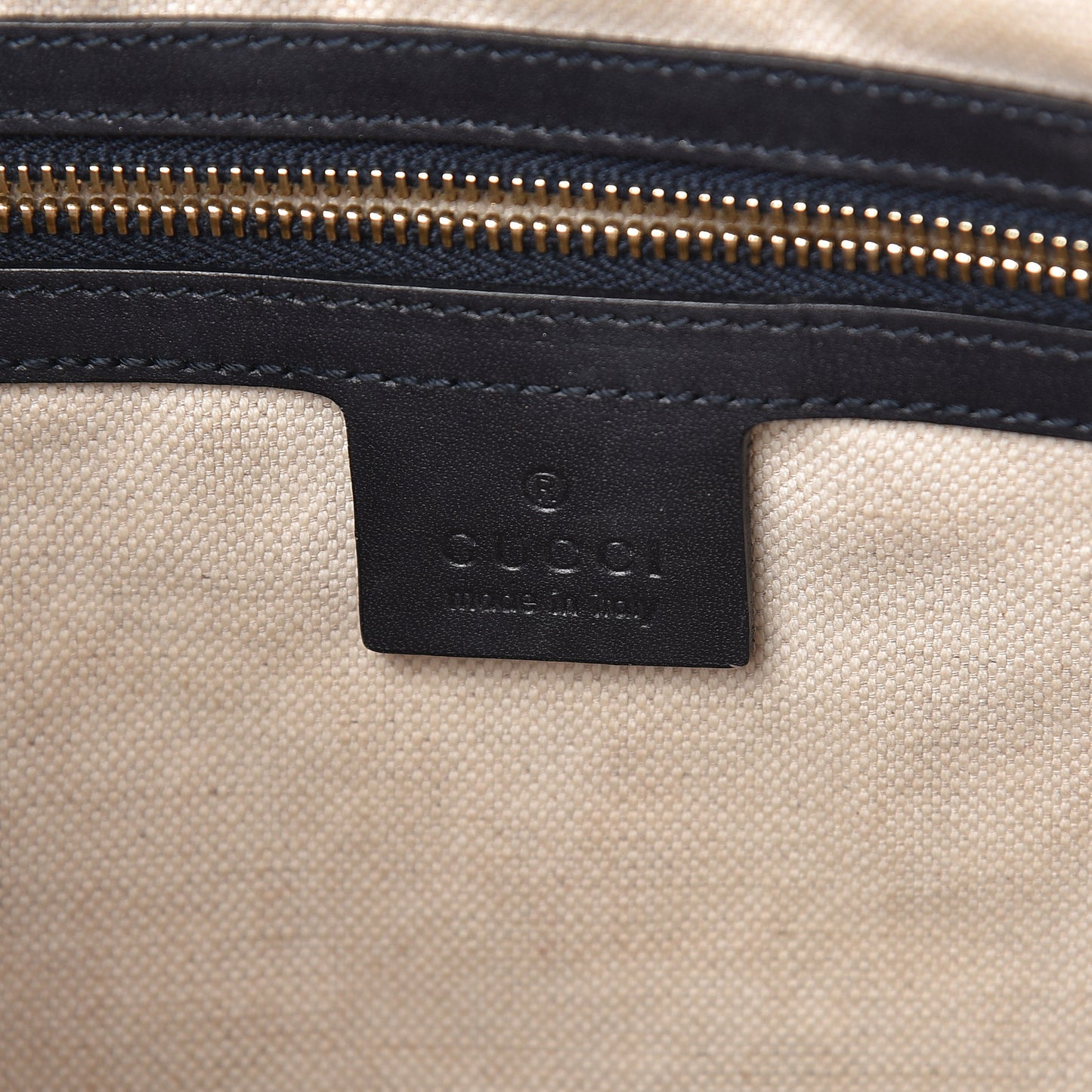 Monogram Vintage Web Medium Half Moon Hobo Navy