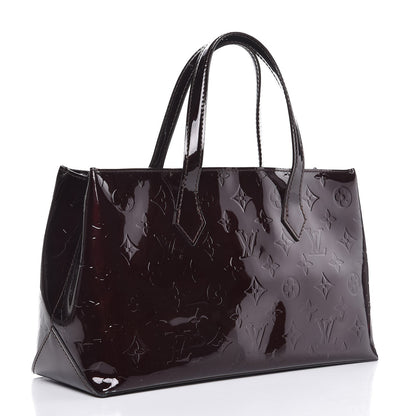 Louis Vuitton Vernis Wilshire PM Amarante 3 of 6