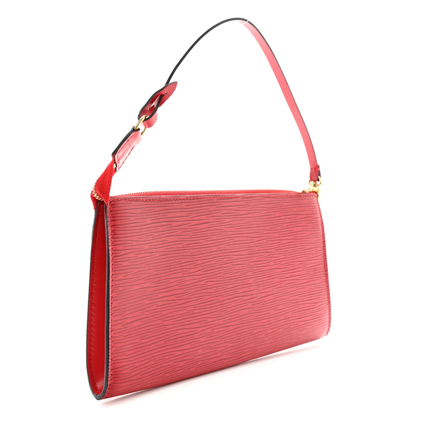 Epi Pochette Accessories 24 Castillan Red