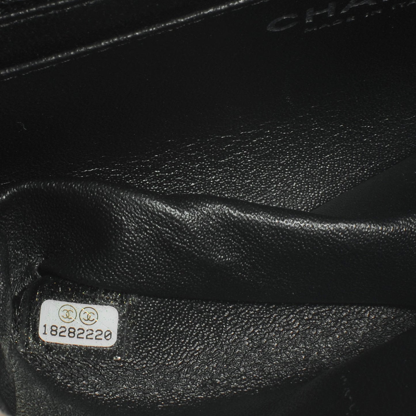 Lambskin Quilted Mini Square Flap Black