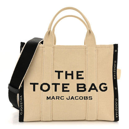 Marc Jacobs Jacquard Medium The Traveler Tote Bag Warm Sand 1 of 13