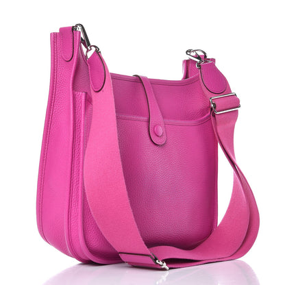 Hermes Taurillon Clemence Evelyne III PM Magnolia 3 of 16