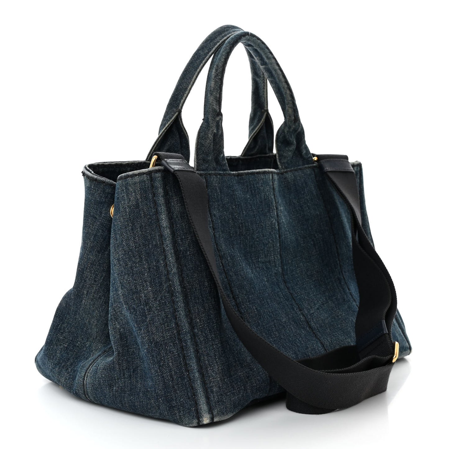 Denim Canapa Logo Tote Avio