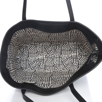 MCM Visetos Large Anya Shopper Tote Black 6 of 14
