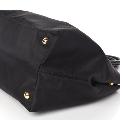 Prada Nylon Tessuto Fiocco Bow Tote Black 6 of 10